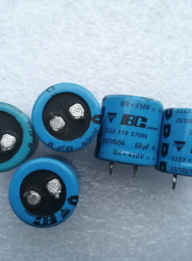 飞利浦 BC VISHA威世 450V 68UF 高压发烧电解电容