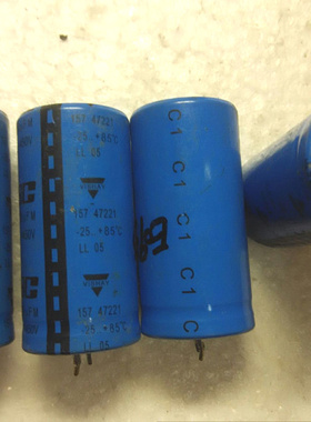 飞利浦 BC VISHA威世 157系列 LL长寿命 450V 220UF 高压发烧电容