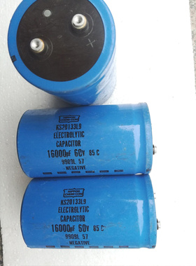 拆机美国思碧化工 SPRAGUE UCC 60v 16000uf 螺丝脚电容