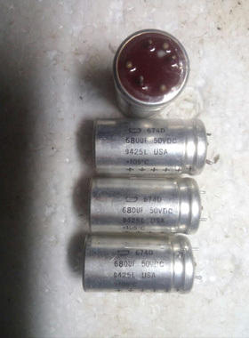 SPRAGUE 红头思碧化工 674d系列 50v 680uf 发烧电容