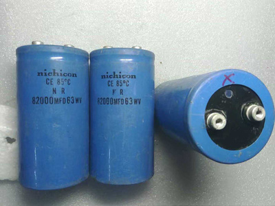 拆机日本尼康nichicon NR系列 63v 82000uf 螺丝脚发烧滤波电容