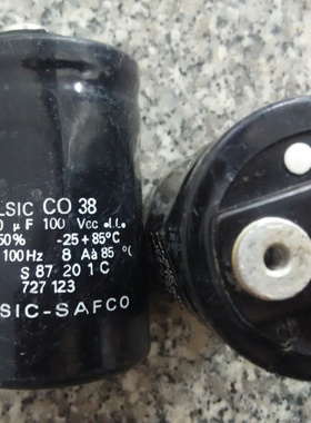 法国 SIC-SAFCO CO38系列 100v 4700uf 螺丝脚发烧滤波电容