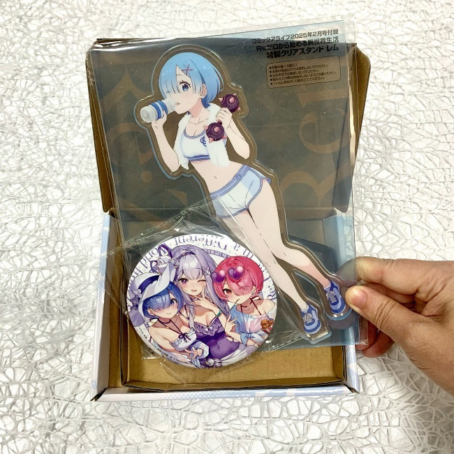 日谷从零开始的异世界生活特典立动漫徽章/立牌