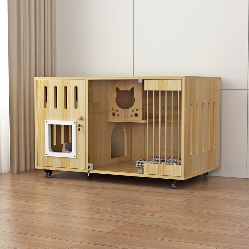 笼窝室子猫家内无品牌/用保暖猫空柜大猫通间季封半式猫闭笼四猫