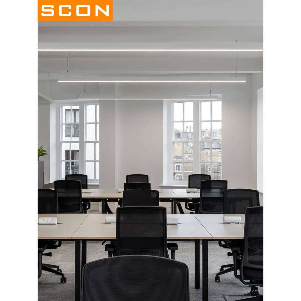 97248条SCON缝办le长d灯方形通无公拼接灯会灯议工室位灯办室公条
