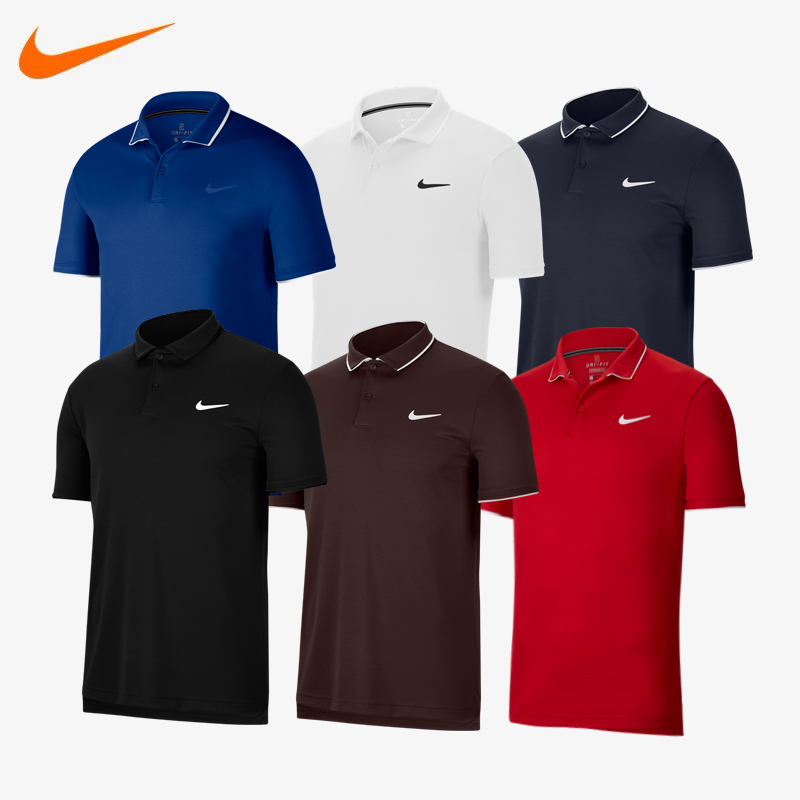 nike耐克网球服翻领POLO衫男短袖运动透气上衣速干CW6851DH0858