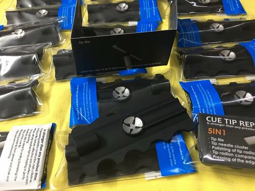 台球外贸出口配件：台球皮砂修理器 五合一皮头针刺 打磨器多功能