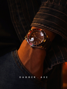 DAGGER AXE达戈尔手表复古机械潜水表百事圈vintage日潮穿搭潮表