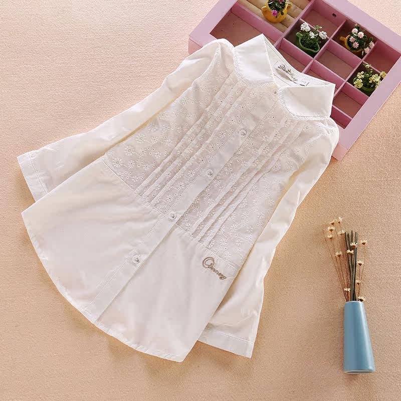 Chemise fille à manche longue - Ref 2086240 Image 1