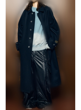 2026好东西 超长款super140羊毛 男女同款羊毛大衣 设计师款