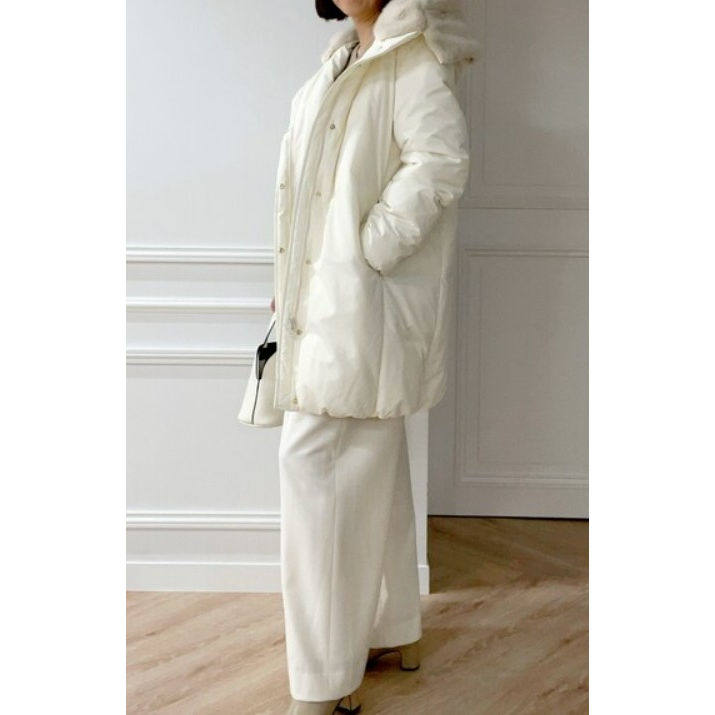 5万3 in@d 长款可拆卸超细腻毛领羽绒服 多色