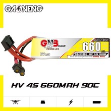 高能 GNB 660mAh 4S 15.2V 90C HV FPV穿越机锂电池配件航模