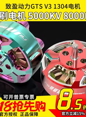 RCinpower致盈动力GTS V3 1304无刷电机2英寸5000KV 8000KV