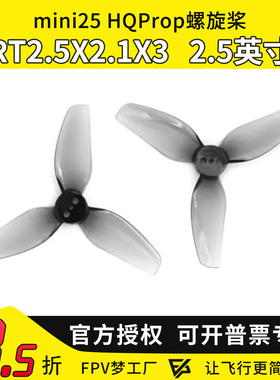 Mario mini25同款 HQProp RT2.5X2.1X3 2正2反 2.5寸竞速机螺旋桨
