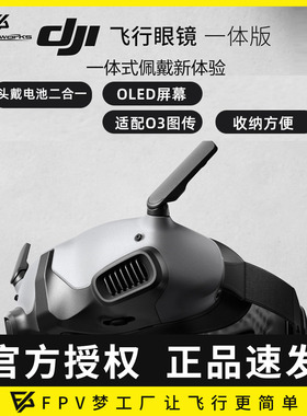 大疆DJI飞行眼镜一体版Avata O3 OLED O4图传 Goggles 2 Lite FPV