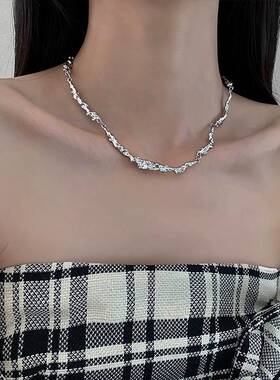 有趣琳 熔岩复古项链女嘻哈毛衣卫衣配饰