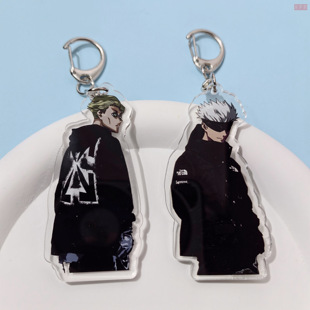 咒术回战潮牌亚克力钥匙扣书包挂件高颜值五条悟夏油杰伏黑惠七海