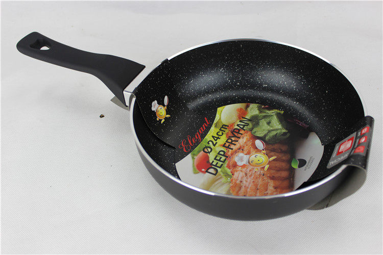 西班牙24CM无烟锅不粘锅平底锅牛排深煎锅煎盘单身炒锅电磁炉通用在类目 厨房/烹饪用具, 烹饪用具, 锅具/煲/烧水壶, 煎锅/平底锅中 - 来自Buy2taobao.com提供专业的淘宝代购服务