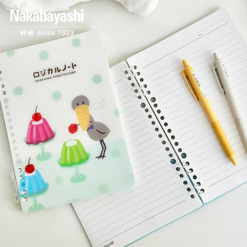 仲林古川纸工限定活页本可拆卸笔记本子活页笔记本大容量