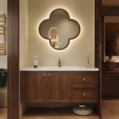 高端中古风实木浴室柜宋氏美学