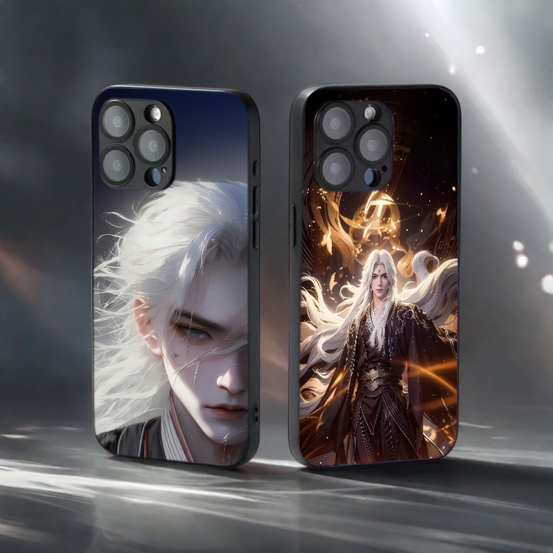 仙逆王林光栅手机壳定制 一壳两变 幻变图3D光栅变图手机壳硅胶防摔适用于华为苹果全机型  硅胶防摔卡通变幻