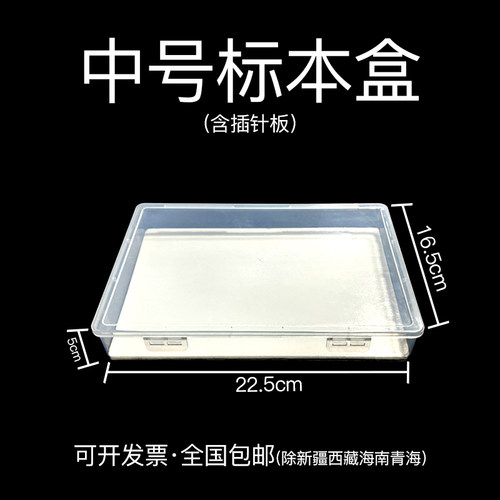 透明昆虫标本盒蝴蝶蜻蜓昆虫存放