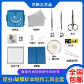 蝴蝶标本昆虫制作材料展翅板标本盒昆虫针工具套装 标本针手工活动
