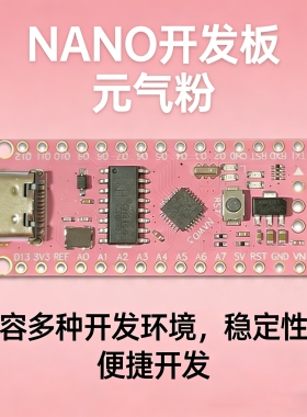 For-Arduino nano V3.0 白色328P 沉金底板 typec接口
