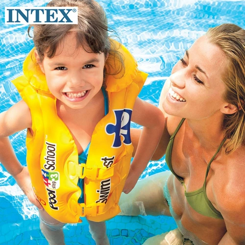 Intex, детский надувной спасательный жилет для плавания, 3-6 лет