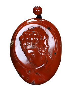 天然吊坠原石凉山南红玛瑙