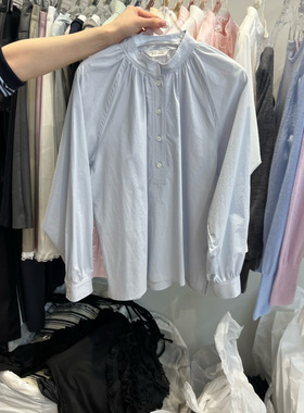 韩国东大门RIVEROOM2026春季新款法式甜美衬衫小众设计感宽松上衣
