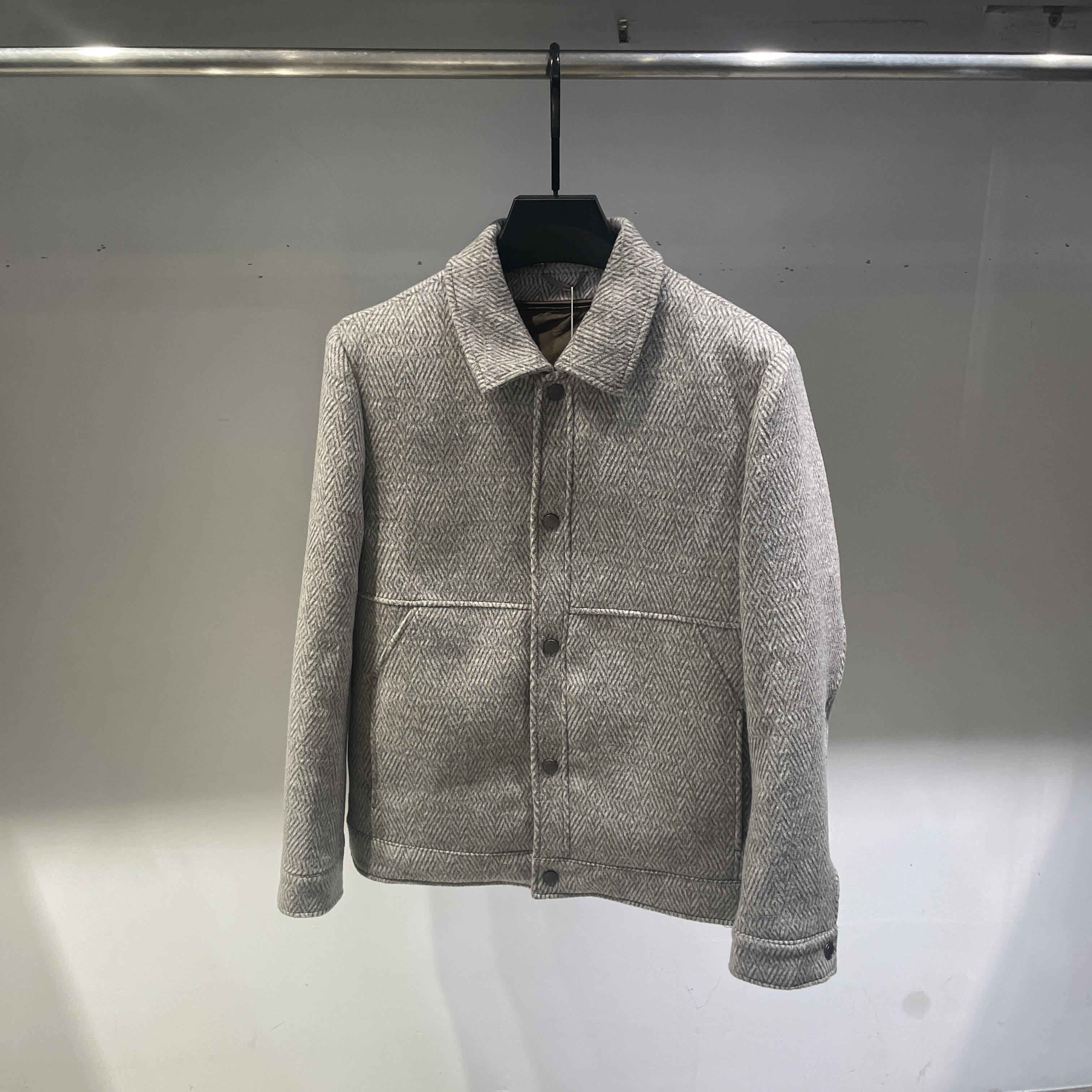 男士秋冬可拆卸内胆羊毛呢棉服保暖厚外套32