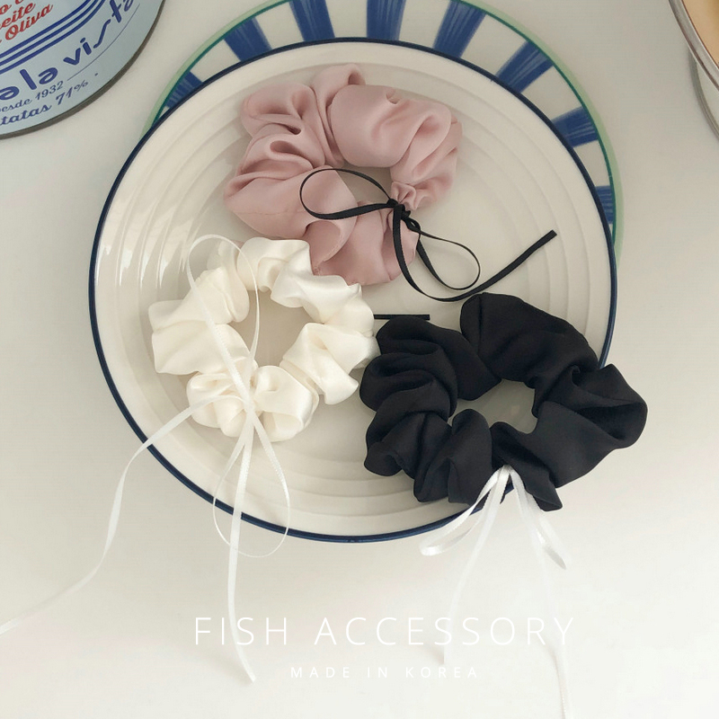芭蕾风甜美温柔丝带发圈