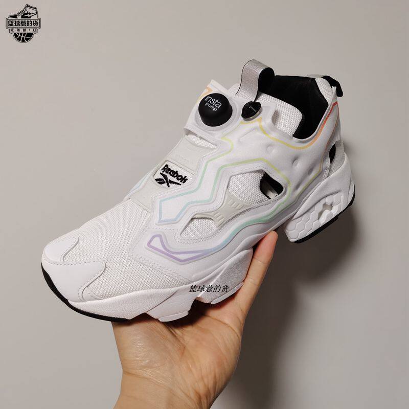 REEBOK INSTAPUMP FURY OG锐步男女蜂巢充气休闲运动跑鞋白FY7518