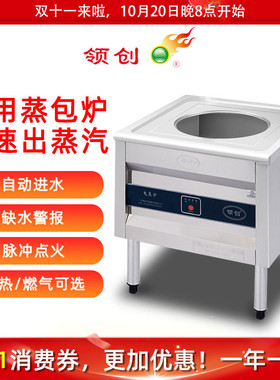 领创燃气蒸包炉电热蒸汽炉