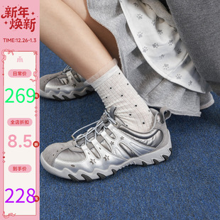 新款 百搭单鞋 小众设计感休闲鞋 时尚 轻便运动鞋 玛速主义2025年冬季