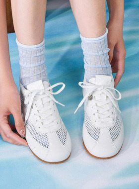 玛速主义2026年春季新款平底百搭休闲板鞋网面透气运动鞋运动单鞋