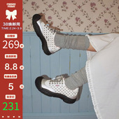 女春小众设计 波点百搭休闲运动鞋 玛速主义2026新款 厚底大头丑萌鞋