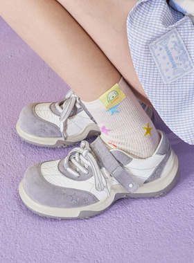 玛速主义2026年春季新款时尚ins潮休闲萌爪鞋百搭运动鞋厚底单鞋