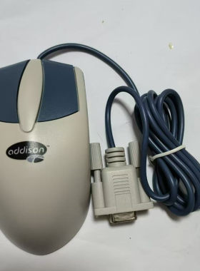 全新2D滚轮机械鼠标COM口串口9针方口鼠标可代ok-720工控医疗铁路