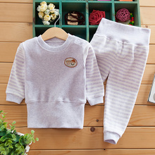 Ưu đãi đặc biệt cho bé nhạc đảo cotton đồ lót cho bé bộ quần áo mùa thu đáy quần áo đồ ngủ cotton mùa xuân và mùa thu đồ bộ cho bé gái 1 tuổi