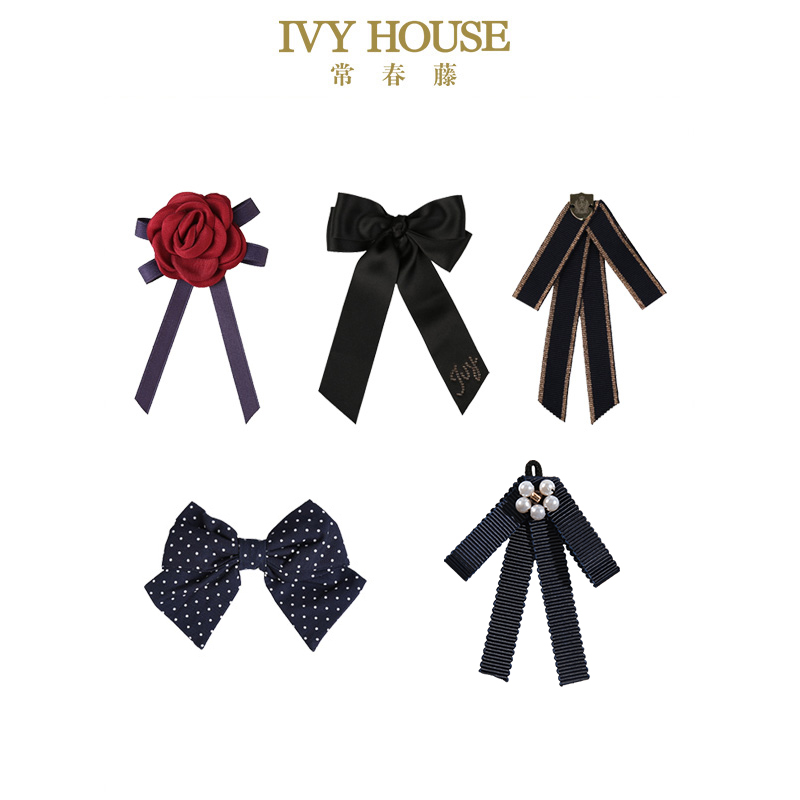 IVY HOUSE常春藤童装女童 配饰时尚儿童领结领花英伦学院风