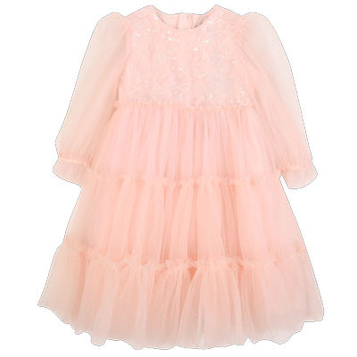 常春藤女童连衣裙甜美春季网纱裙