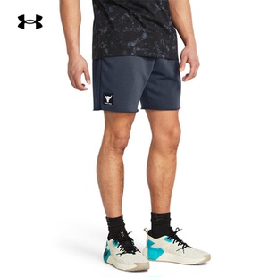 1383186 Rock男子高克重毛圈布训练运动短裤 Project