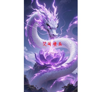 天宫天庭龙凤背景南天门仙家堂口壁画佛道仙堂神台壁纸壁布FJ5813