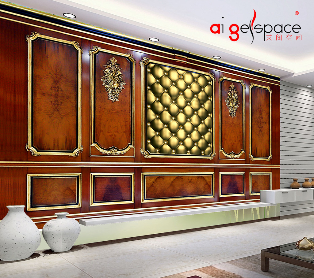 定制高清环保沙发电视背景墙