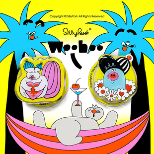 SillyPark原创设计手机磁吸支架插画卡通可爱松鼠海报小众艺术