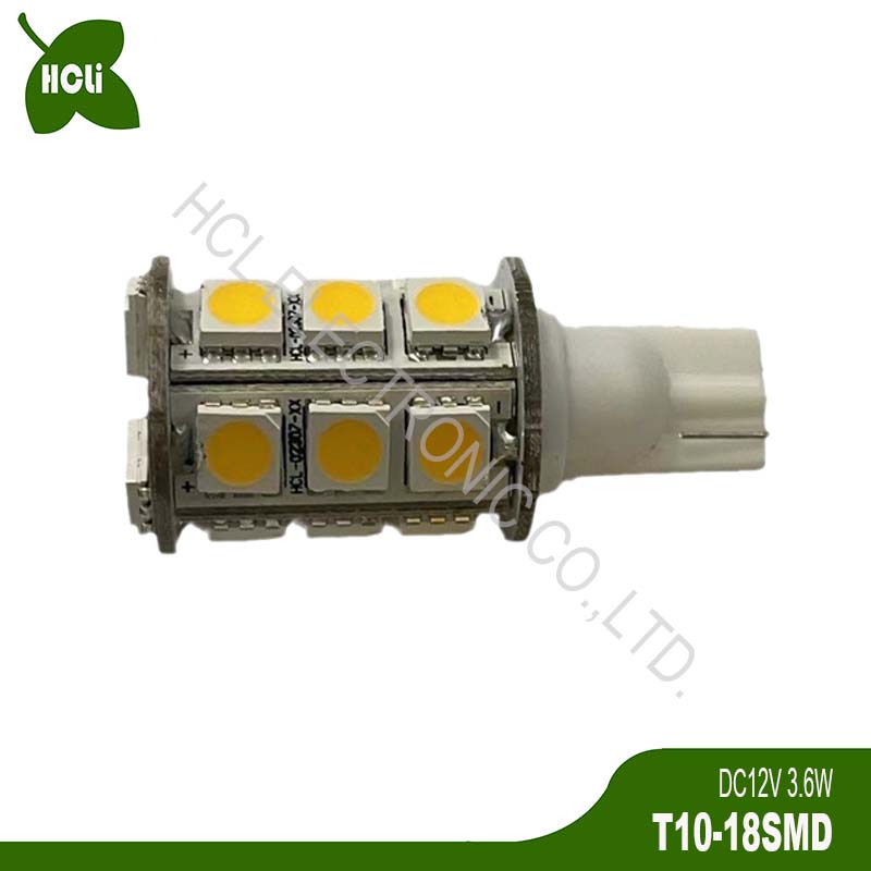 W5W灯泡T10LED12V车尾灯HCLi