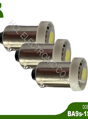 BA9S T4W T8.5 H6W 3V 3.7V 5V 6V 9V AC/DC12V 18V 24V LED灯泡