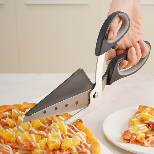 Multifunction Pizza Scissor Cutter Spatula for Baking Pastry